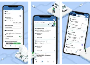 ZCN Vervoer app overzicht