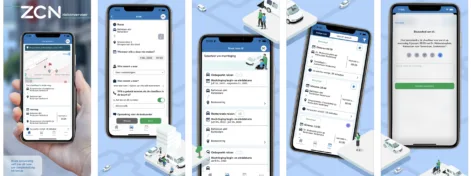 ZCN Vervoer app overzicht